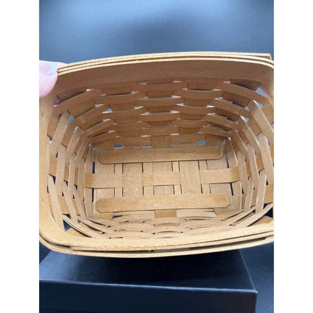 Longaberger 2008 Large Recipe Basket 🧺📘 Classic Collectible Kitchen Organizer